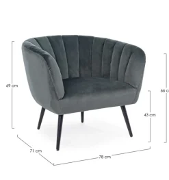 POLTRONA GRIGIA - AVRIL