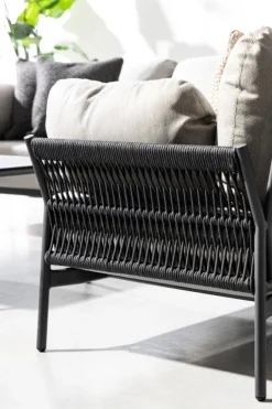 POLTRONA IN ALLUMINIO ANTRACITE QS22/GRAPHITE- PARDIS