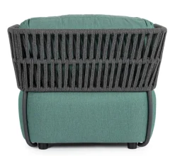 POLTRONA IN ALLUMINIO ANTRACITE - PALMER