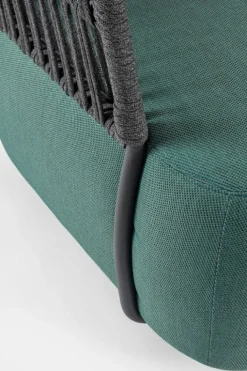 POLTRONA IN ALLUMINIO ANTRACITE - PALMER