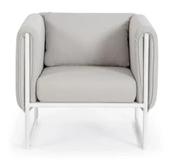 POLTRONA IN ALLUMINIO SABBIA - PIXEL