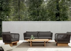 POLTRONA IN CORDA PER ESTERNO - XYLIA DARK