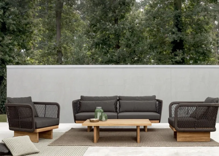 POLTRONA IN CORDA PER ESTERNO - XYLIA DARK