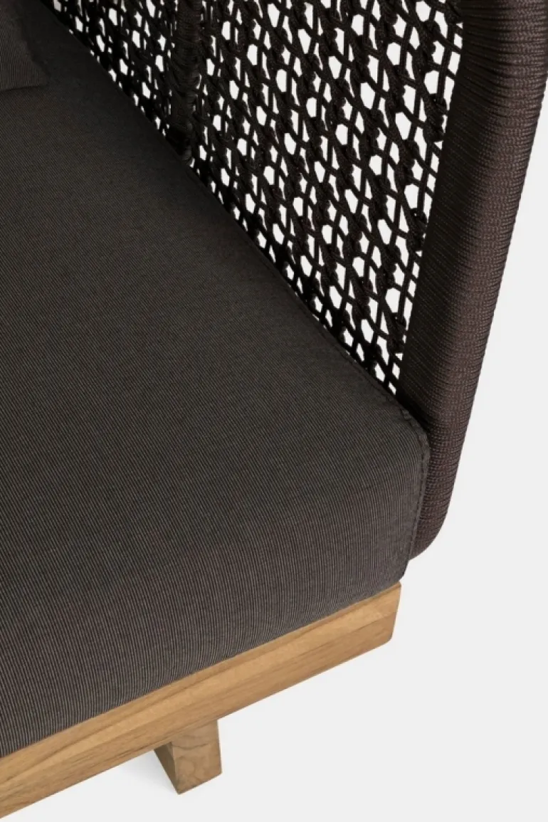 POLTRONA IN CORDA PER ESTERNO - XYLIA DARK