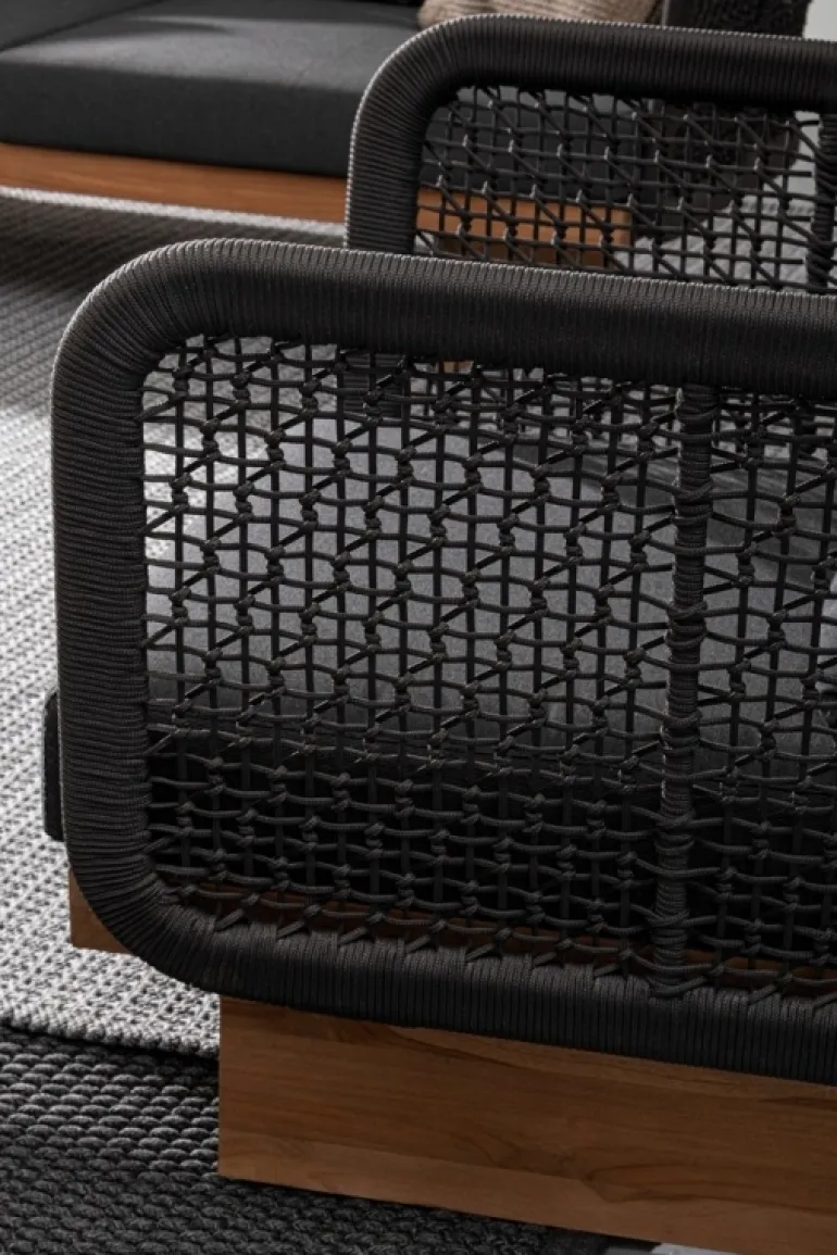 POLTRONA IN CORDA PER ESTERNO - XYLIA DARK