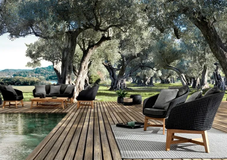 POLTRONA IN CORDA PER ESTERNO ANTRACITE - COACHELLA