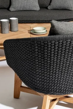 POLTRONA IN CORDA PER ESTERNO ANTRACITE - COACHELLA