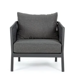 POLTRONA IN CORDA PER ESTERNO ANTRACITE WG21 - FLORENCIA