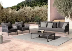 POLTRONA IN CORDA PER ESTERNO ANTRACITE WG21 - FLORENCIA