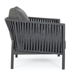 POLTRONA IN CORDA PER ESTERNO ANTRACITE WG21 - FLORENCIA