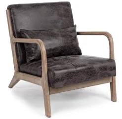 POLTRONA IN ECOPELLE - ANCILLA