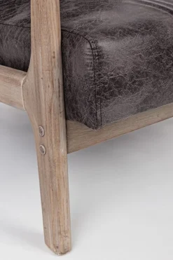 POLTRONA IN ECOPELLE - ANCILLA