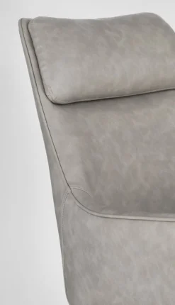 POLTRONA IN ECOPELLE TORTORA - LAWRENCE