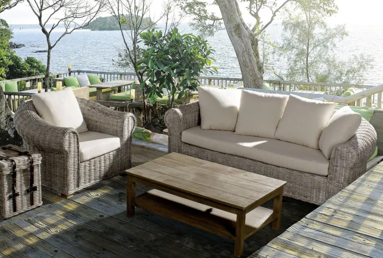 POLTRONA IN FIBRE NATURALI - COBA