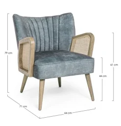 POLTRONA IN LEGNO COASTAL - VIRNA