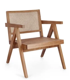 POLTRONA IN LEGNO NATURALE - GALIA