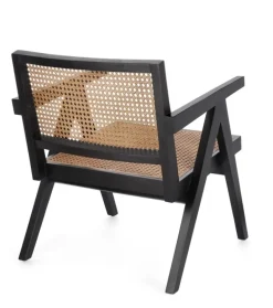 POLTRONA IN LEGNO NERO - GALIA