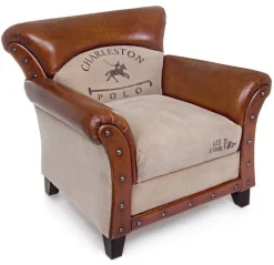 POLTRONA IN PELLE - CHARLESTON