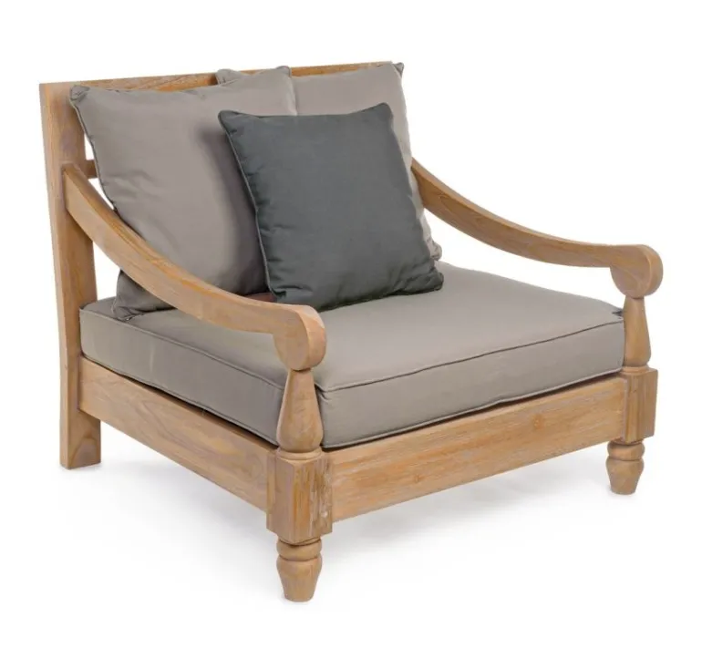 POLTRONA IN TEAK SFODERABILE - BALI FSC