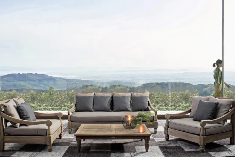 POLTRONA IN TEAK SFODERABILE - BALI FSC