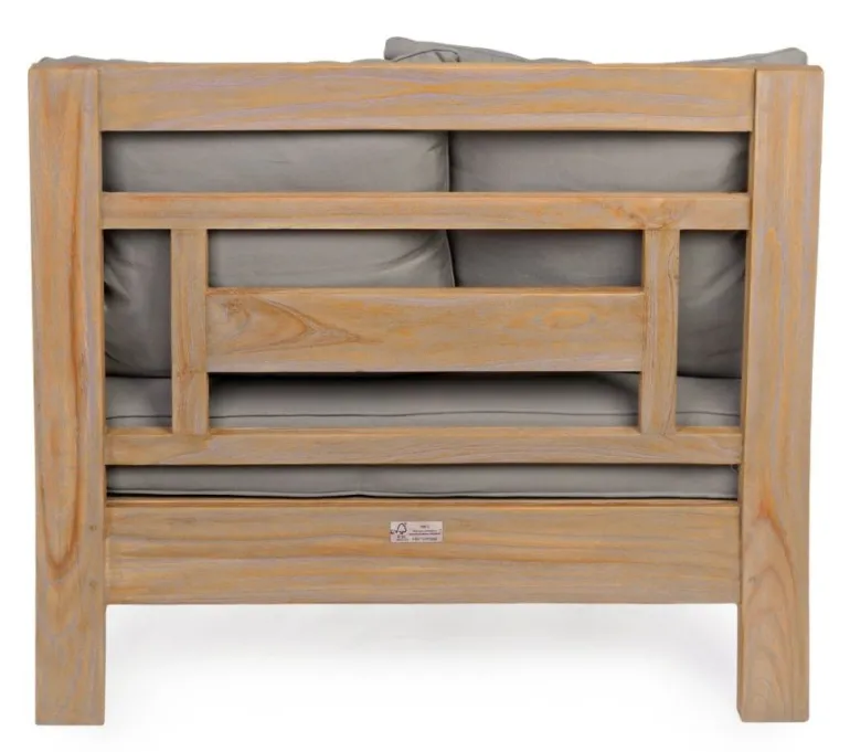 POLTRONA IN TEAK SFODERABILE - BALI FSC