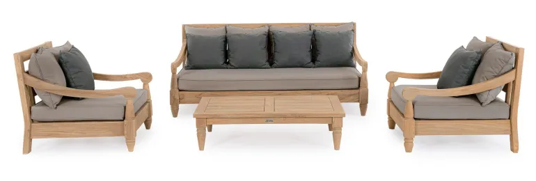 POLTRONA IN TEAK SFODERABILE - BALI FSC