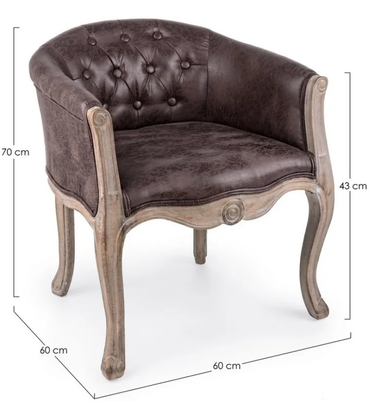 POLTRONA IN TESSUTO - DIVA