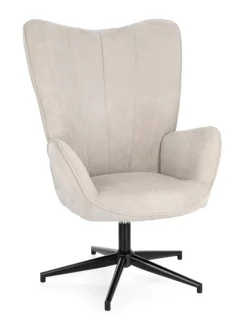 POLTRONA IN TESSUTO BEIGE - INAS