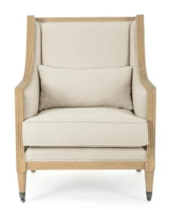 POLTRONA IN TESSUTO SFODERABILE - MARLIN