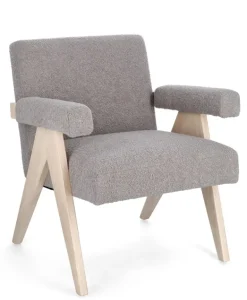 POLTRONA IN TESSUTO TORTORA - FAIZA