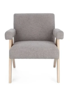 POLTRONA IN TESSUTO TORTORA - FAIZA