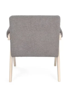 POLTRONA IN TESSUTO TORTORA - FAIZA