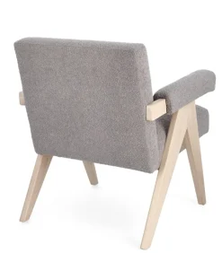 POLTRONA IN TESSUTO TORTORA - FAIZA