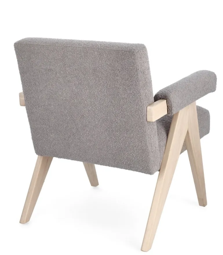 POLTRONA IN TESSUTO TORTORA - FAIZA