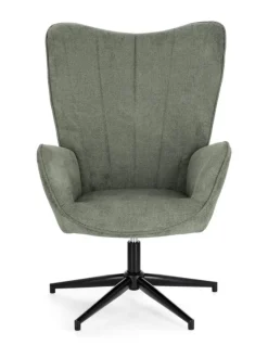 POLTRONA IN TESSUTO VERDE - INAS