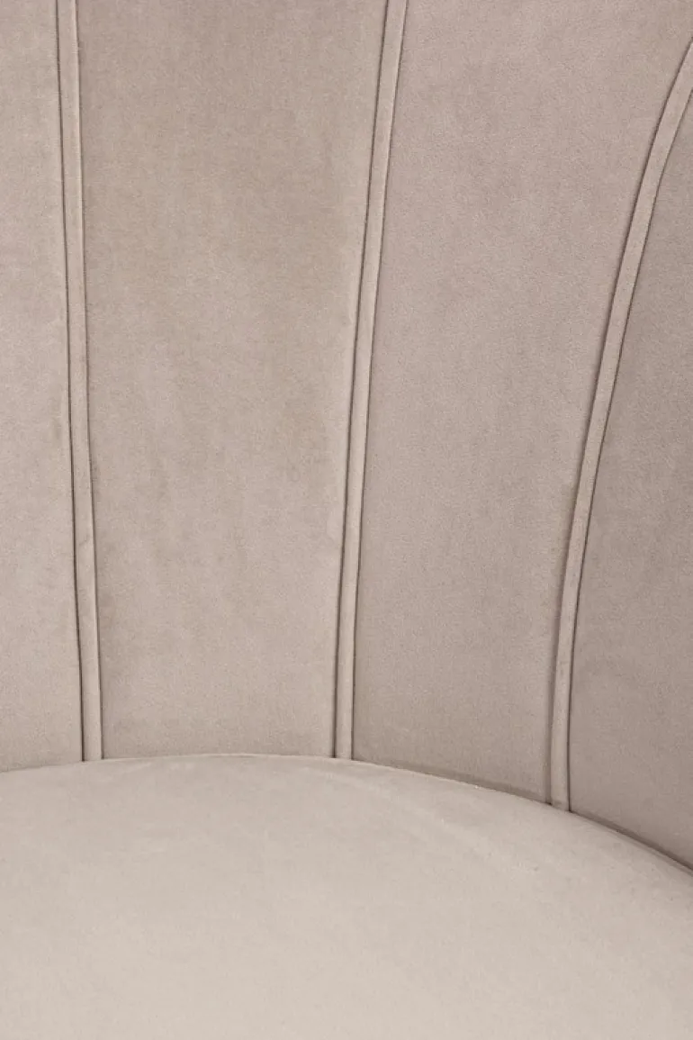 POLTRONA IN VELLUTO GRIGIO CHIARO - GILIOLA