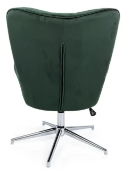 POLTRONA IN VELLUTO VERDE - FARIDA