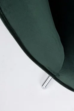 POLTRONA IN VELLUTO VERDE - FARIDA