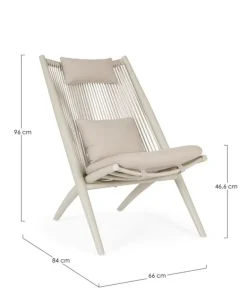 POLTRONA LOUNGE C-C ALOHA SANDSHELL