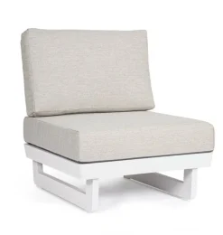 POLTRONA MODULARE IN ALLUMINIO BIANCO WG20 - INFINITY