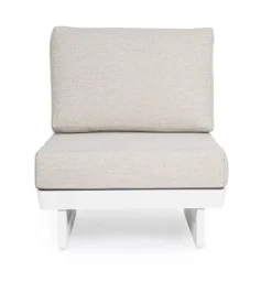 POLTRONA MODULARE IN ALLUMINIO BIANCO WG20 - INFINITY