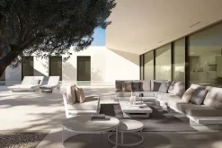 POLTRONA MODULARE IN ALLUMINIO BIANCO WG20 - INFINITY