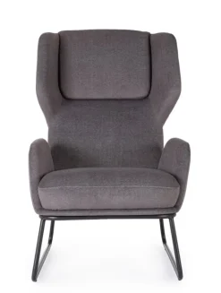 POLTRONA OPHELIA GRIGIO SCURO