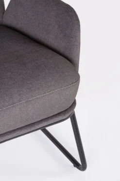 POLTRONA OPHELIA GRIGIO SCURO