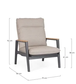 POLTRONA RECL C-C MIGUEL ANTR JX55