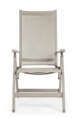 POLTRONA RECLINABILE IN ALLUMINIO PIEGHEVOLE - VICTOR