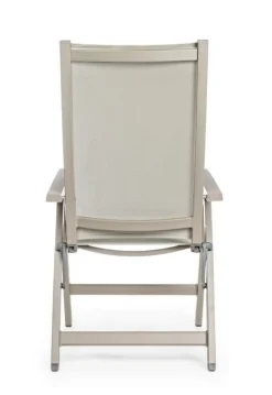 POLTRONA RECLINABILE IN ALLUMINIO PIEGHEVOLE - VICTOR