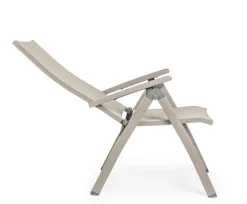 POLTRONA RECLINABILE IN ALLUMINIO PIEGHEVOLE - VICTOR