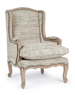 POLTRONA SFODERABILE IN TESSUTO - ELODIE