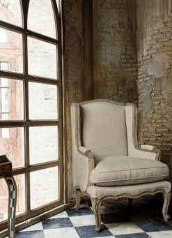 POLTRONA SFODERABILE IN TESSUTO - CATHERINE